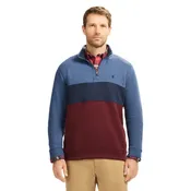 ADVANTAGE PERFORMANCE COLORBLOCK QUARTER ZIP FLEECE - TRUE NAVY