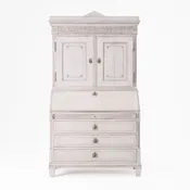 18th – 19th Century Swedish Gustavian Pinewood Bureau – Scandinavian Secretaire