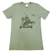 Adult Crew - Frog Loves Toad Green Tee (S - 2X) by Slow Loris