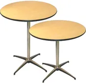 30″Rd x 42″Tall Cocktail Table