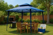13'x13' BIG SHADE Extended-Eave Compact / TILT-N-GO Wheel-Bag
