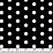 Black Little Dot 45" wide Fabric (1 6/8 yard pack)