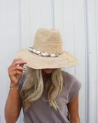 Frida Crochet Raffia Hat
