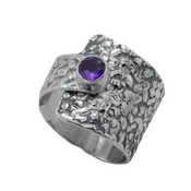 1 Stone Amethyst Ring GZ NW 6670