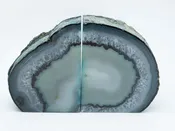 Agate Bookends – Blue and Green