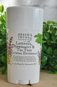 Lavender peppermint tea tree deodorant