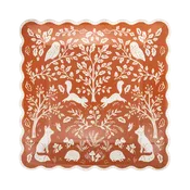 Acorn Grove Square Paper Plates