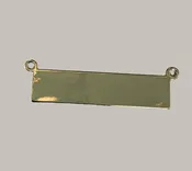CA-CB-K136G 2 Loop Rectrangular Plate Gold Plate