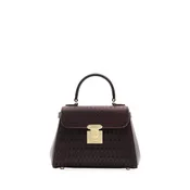 167 Mini Handbag in Signature A Patterned Leather