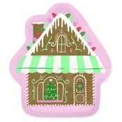 Gingerbread House Dessert Plates