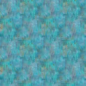 Tranquil Tides Paint Drips Cyan