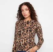 CHARLIE B CHEETAH SWEATER