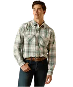 ARIAT MENS RETRO FIT PLAID LONG SLEEVE