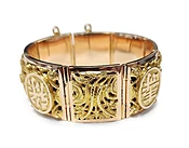Estate Decorative Asian Design Bracelet