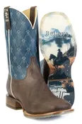 CRISS CROSS / TIN HAUL Square Toe Men's Cowboy Boots