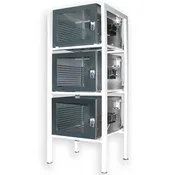 3-Stack Stainless Steel Desiccator Modules
