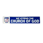 COG Vinyl Clergy Bumper Sticker