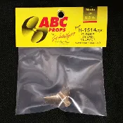 1514 2 Blade Cleaver Propeller Right – RC Boat Propeller | ABC Props