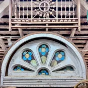 Arched Stained Glass Window — Aurora Mills