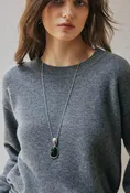 Azari Black Onyx Pendant Necklace
