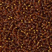 0005 Dark Topaz Silver Lined - 11/0 Miyuki Seed Bead - 25 or 50 grams