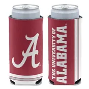 Alabama Crimson Tide 12 oz Crimson Slim Can Cooler Holder