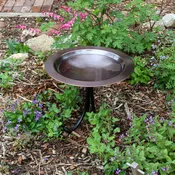 18" Classic Copper Birdbath & Tall Tripod Stand — Achla Designs Products | Unique Home & Garden Décor, Tools & Accessories —  Achla Designs  |  Minuteman International