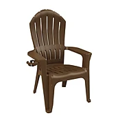 Adams BIG EASY 8390-60-3700 Adirondack Chair, 31.301 in W, 29.468 in D, 45.695 in H, Polypropylene Seat