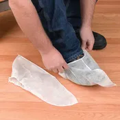 Pack of 100 White Polypropylene Boot Covers-3518
