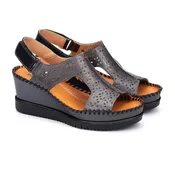Aguadulce Wedge Sandals With Hook-And-Loop Closure