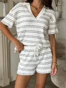 Alta Stripe Knit Shorts