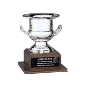 Silver Plated Metal Wine Cooler Cup Trophy