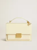 Venezia Bag aus butterfarbenem Palmellato-Leder mit Tuch und zwei Charms