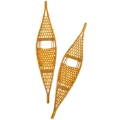 Ojibwa Wooden Snowshoes