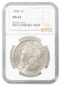 1900 Morgan Dollar NGC MS-63 - Rarcoa | Rare Coin Company of America, Inc