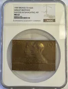 1909 WRIGHT BROTHERS BRONZE CONGRESSIONAL MEDAL SUCCESS NAVIGATING AIR NGC MS62