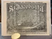 Seek & Find Hidden Images Puzzle 1878 St. Jacob's Oil rare Advertising print — dogtown books