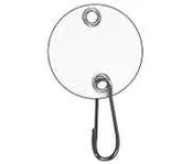 HPC 1-1/4" DIA ID KEY TAGS WITH SNAP HOOK - EYS6