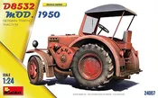1/24 GERMAN D8532 MOD 1950 TRAFFIC TRACTOR