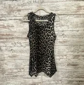 ANIMAL PRINT SLEEVELESS TOP
