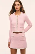 Amorette Knit Tweed Skirt