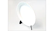 2-Part Black Acrylic Plate Stand