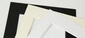 0.120'' 8 ply Black core Mats : 14 X 18 For  11 X 14  Artwork