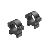 Leupold® Open Range Cross-Slot Rings - 1" Low, Matte