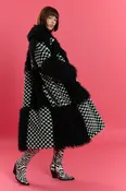NEW! Faux Fur Checkerboard Jacket — Talk of The Walk