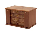 Agresti Burl Walnut Jewelry Box