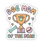 Award Dog Mom Sticker