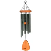 24 in Festival Windchim in Forest Green
