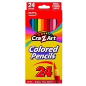 Cra-Z-Art Colored Pencils – 24 Count Pre-Sharpened Set, Real Wood, Bright Colors, Non-Toxic for Kids & School