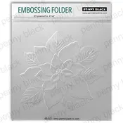 3D Poinsettia Layers Embossing Folder- by Penny Black